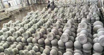 漯河芝麻白圆球 石球 挡车球