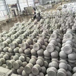 漯河芝麻白圆球 石球 挡车球