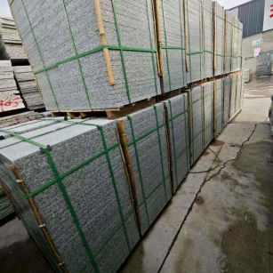 漯河芝麻白地铺版 石材地铺石