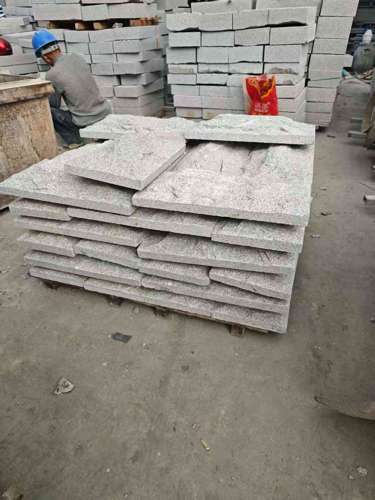 漯河芝麻白蘑菇石，自然面