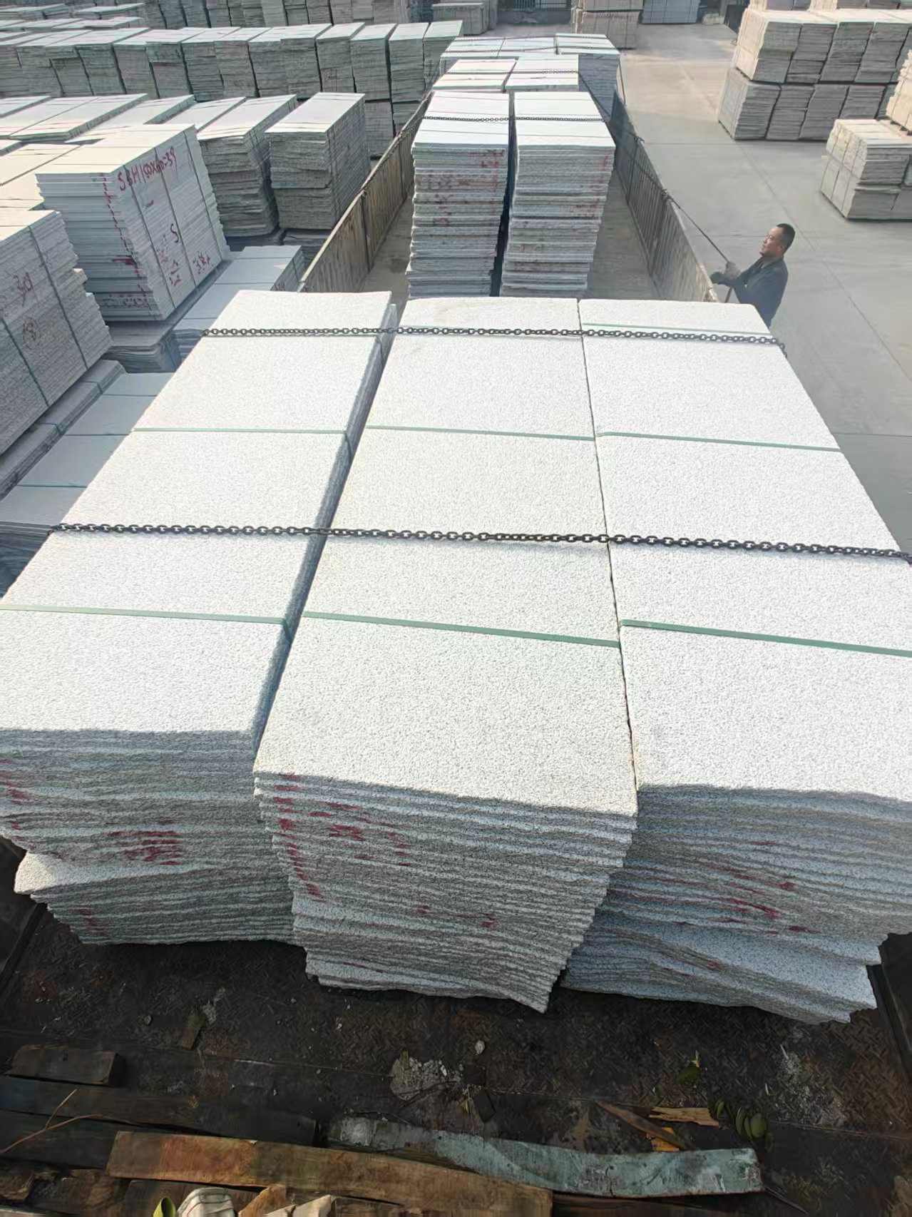 漯河芝麻白毛板，石材毛板