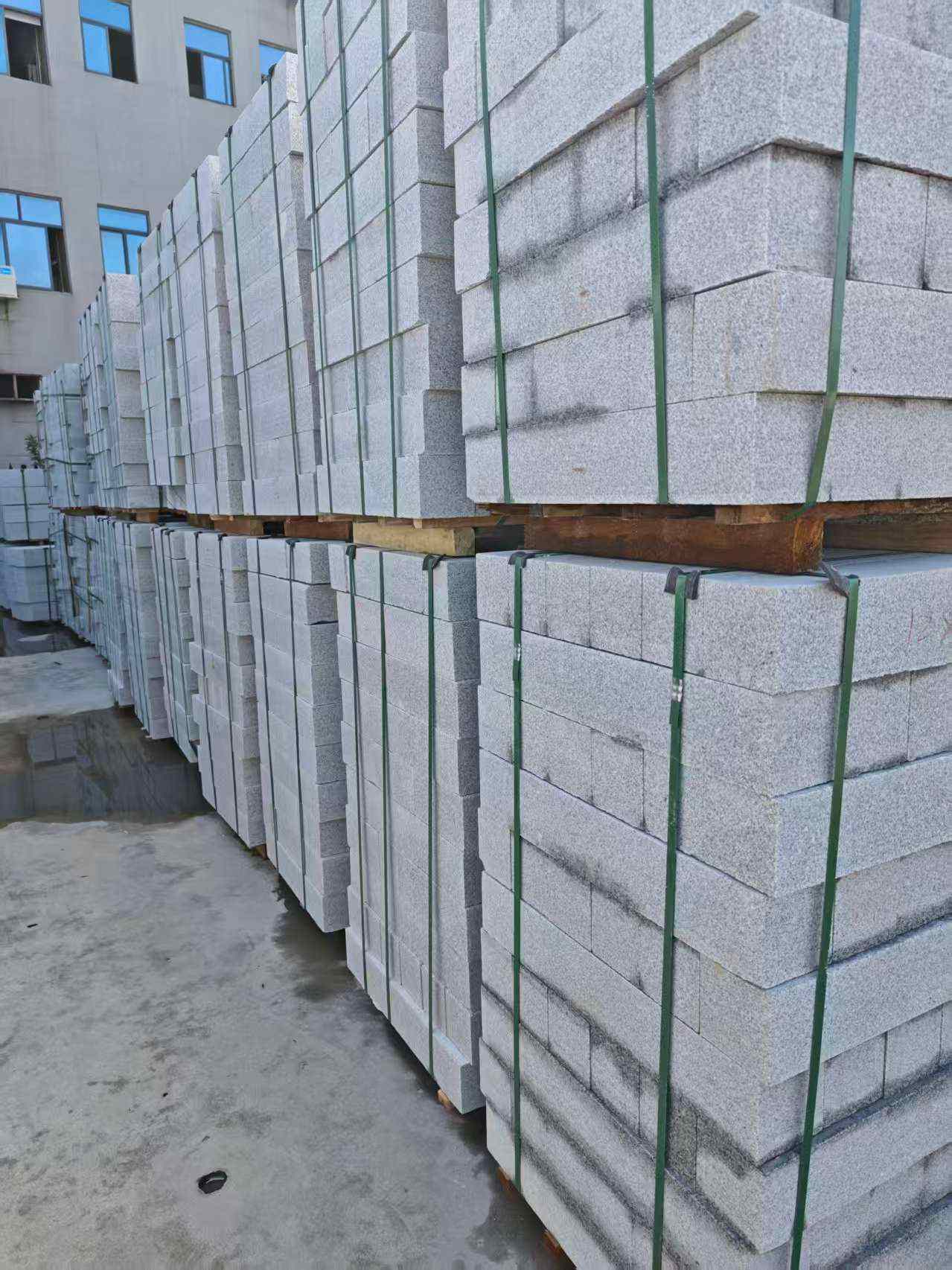 漯河芝麻白路牙石，路侧石