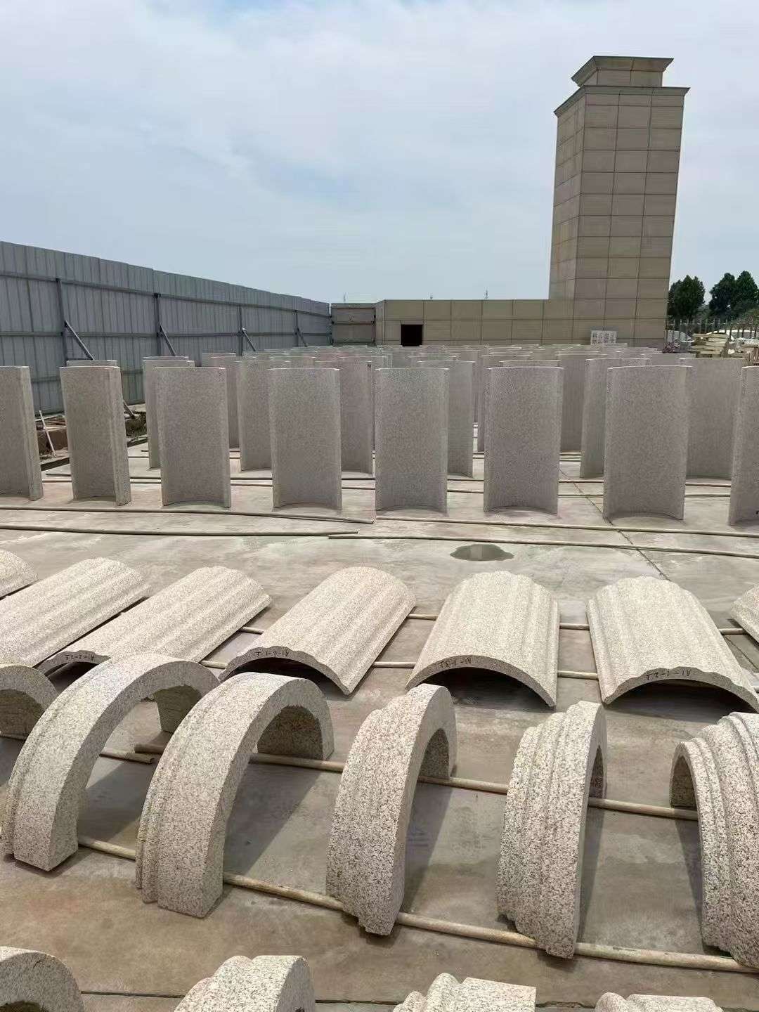 漯河黄金麻别墅柱皮 异形 线条定制